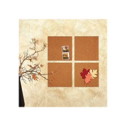Quartet Bulletin<Cork Bulletin Boards, Frameless, 1'H x 1'W (102)