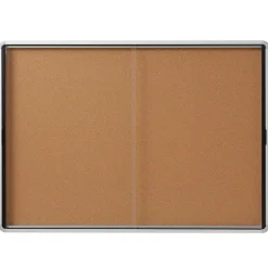 Quartet Bulletin<Cork Bulletin Board, Aluminum Frame, 5' x 3' (EISC3956)