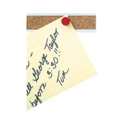 Quartet Bulletin<I Cork Bar, Aluminum Frame, 1"H x 24"W (2004)