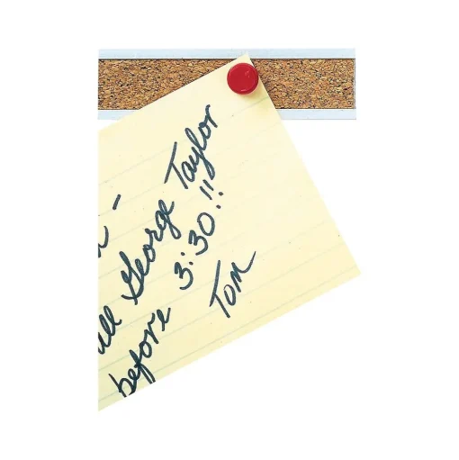 Quartet Bulletin<I Cork Bar, Aluminum Frame, 1"H x 24"W (2004)