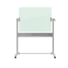 Quartet Dry Erase<Infinity Magnetic Glass Dry-Erase Mobile Presentation Whiteboard Easel, Silver Base, 3' x 4' (ECM43G)