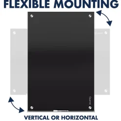 Quartet Dry Erase<Infinity Magnetic Glass Dry-Erase Whiteboard, Black, 8' x 4' (G9648B)