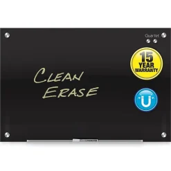 Quartet Dry Erase<Infinity Magnetic Glass Dry-Erase Whiteboard, Black, 8' x 4' (G9648B)
