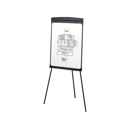 Quartet Dry Erase<Magnetic Easel, 70", Graphite Metal (67E)