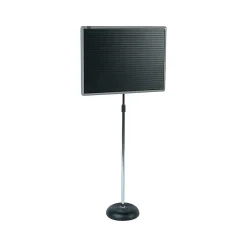 Quartet Bulletin<Pedestal Magnetic Letter Board, Gray Frame, 2' x 1.5' (7921M)