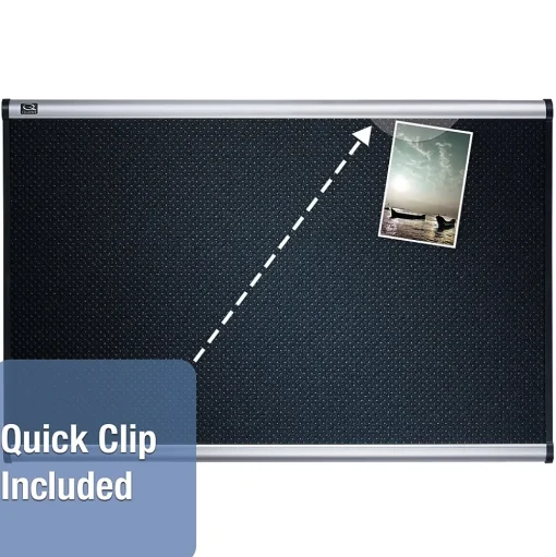 Quartet Bulletin<Prestige Foam Bulletin Board, Aluminum Frame, 2'H x 3'W (QTB343A)