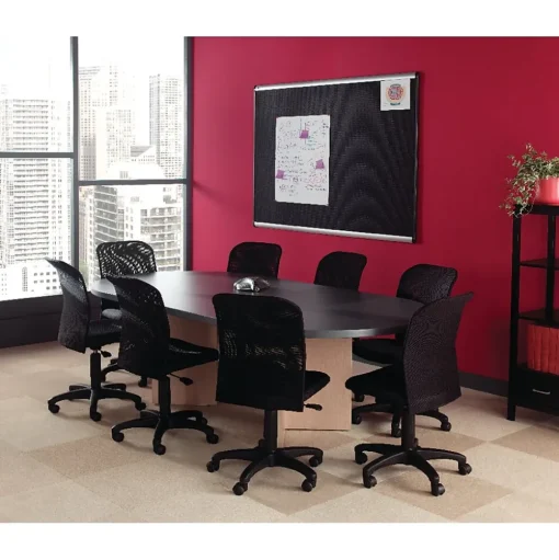 Quartet Bulletin<Prestige Foam Bulletin Board, Aluminum Frame, 4'H x 6'W (B347A)