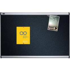 Quartet Bulletin<Prestige Foam Bulletin Board, Aluminum Frame, 4'H x 6'W (B347A)