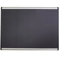 Quartet Bulletin<Prestige Plus Magnetic Fabric Bulletin Board, Aluminum Frame, 4'H x 6'W (MB547A)