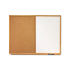 Quartet Bulletin<Standard Cork & Dry Erase Whiteboard, 4' x 3' (QTS554)