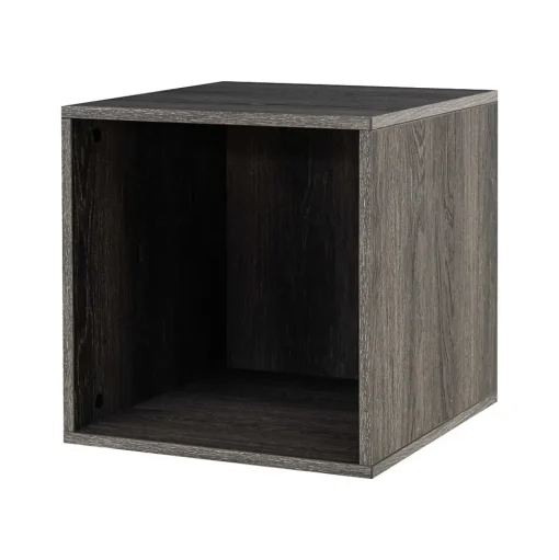 QUUBs Storage Cabinets<15.75" Storage Cabinet with 1 Shelf, Weathered Gray (G115002100)