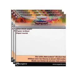 Ranger Card Stock<90 lb. Cardstock Paper, white, 60 Sheets/Pack (72271-PK3)
