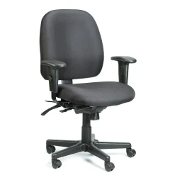 Eurotech Office Chairs<Raynor Fabric 4 x 4 Multi-function Task Chair, Black