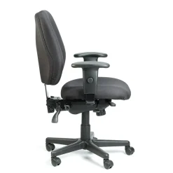 Eurotech Office Chairs<Raynor Fabric 4 x 4 Multi-function Task Chair, Black
