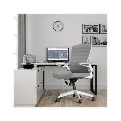 RAYNOR GROUP Office Chairs<ION Fabric Task Chair, Gray/White (ION-WH-GRY)