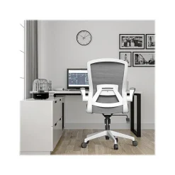 RAYNOR GROUP Office Chairs<ION Fabric Task Chair, Gray/White (ION-WH-GRY)