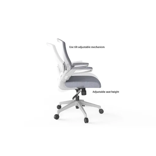 RAYNOR GROUP Office Chairs<ION Fabric Task Chair, Gray/White (ION-WH-GRY)