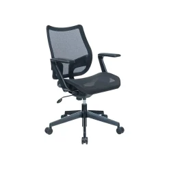 RAYNOR GROUP Office Chairs<Sharper Image Ergonomic Mesh Swivel Task Chair, Black (SI-100-BLK)