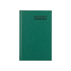 Rediform Accounting & Record Journals<Emerald Series Record Book, 6.25"W x 9.63"H, Green, 100 Sheets/Book (56521)