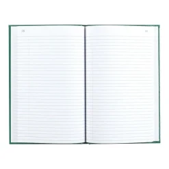 Rediform Accounting & Record Journals<Emerald Series Record Book, 6.25"W x 9.63"H, Green, 100 Sheets/Book (56521)