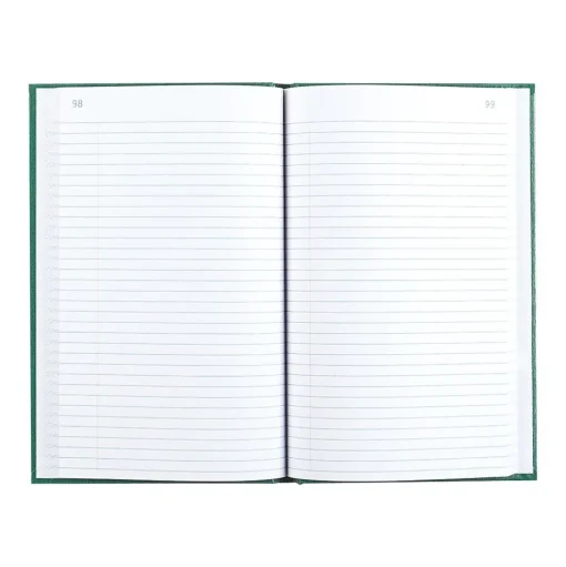 Rediform Accounting & Record Journals<Emerald Series Record Book, 6.25"W x 9.63"H, Green, 100 Sheets/Book (56521)