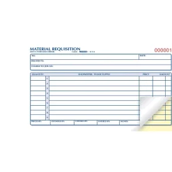 Rediform Business Forms<2-Part Carbonless Purchase Requisitions, 4.25"L x 7.88"W, 50 Sets/Book (1L114)