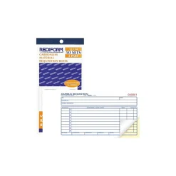 Rediform Business Forms<2-Part Carbonless Purchase Requisitions, 4.25"L x 7.88"W, 50 Sets/Book (1L114)