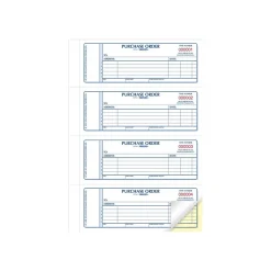 Rediform Business Forms<2-Part Carbonless Purchase Requisitions, 7"L x 2.7"W, 400 Sets/Book (RED1L176)