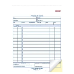 Rediform Business Forms<2-Part Carbonless Purchase Requisitions, 8.5"L x 11"W, 50 Sets/Book (RED1L146)