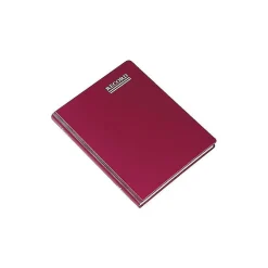 Blueline Accounting & Record Journals<Rediform Vinyl Series Record Book, 8.38" x 10.38", Red, 150 Sheets/Book (57231)