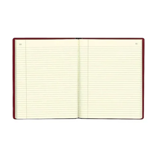 Blueline Accounting & Record Journals<Rediform Vinyl Series Record Book, 8.38" x 10.38", Red, 150 Sheets/Book (57231)