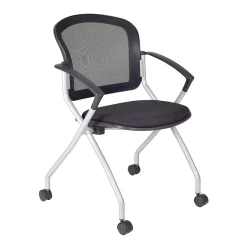 Regency Office Chairs<Cadence Mesh Nesting Chair, Black, 12/Pk (2309BK12PK)