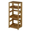 Regency Bookcases<Flip Flop 34" High Square Folding Bookcase- Medium Oak (FFSQ3412MO)