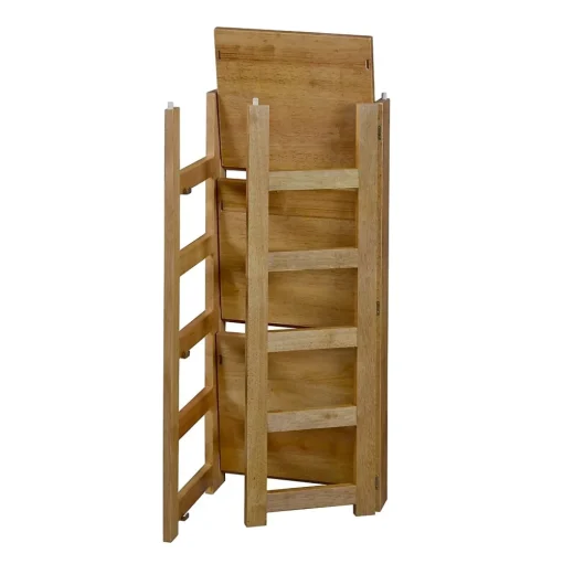 Regency Bookcases<Flip Flop 34" High Square Folding Bookcase- Medium Oak (FFSQ3412MO)