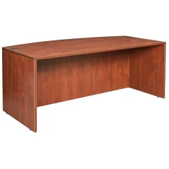 Regency Office Desks<Legacy 71" Bowfront Desk Shell- Cherry