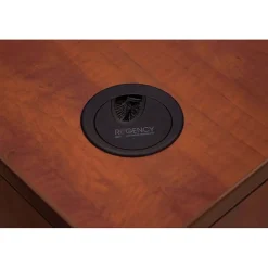 Regency Office Desks<Legacy 71" Bowfront Desk Shell- Cherry