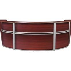 Regency Office Desks<Marque 144"W Curved Reception Desk Workstation, (77293MH)