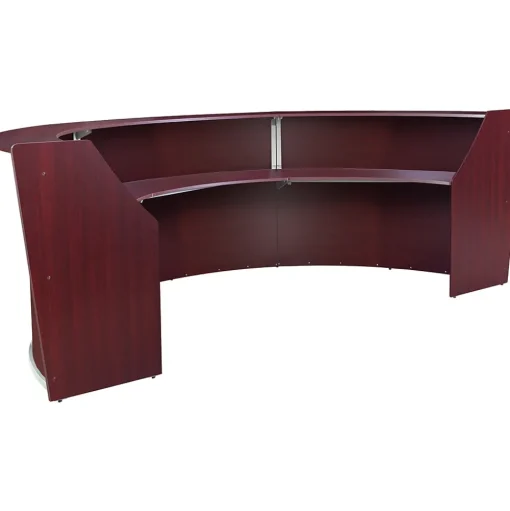 Regency Office Desks<Marque 144"W Curved Reception Desk Workstation, (77293MH)