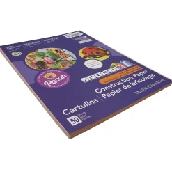 Riverside Construction Paper<3D 9" x 12" Construction Paper, Salmon, 50 Sheets (P103970)