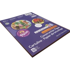 Riverside Construction Paper<3D 9" x 12" Construction Paper, Dark Brown, 50 Sheets (P103606)