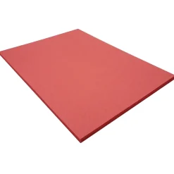 Riverside Construction Paper<3D 9" x 12" Construction Paper, Holiday Red, 50 Sheets (P103442)