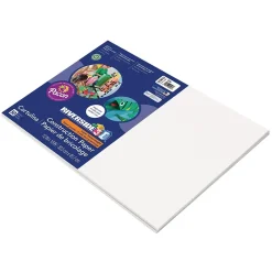 Riverside Construction Paper<3D 12" x 18" Construction Paper, White, 50 Sheets (P103613)