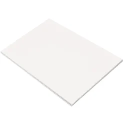 Riverside Construction Paper<3D 12" x 18" Construction Paper, White, 50 Sheets (P103613)