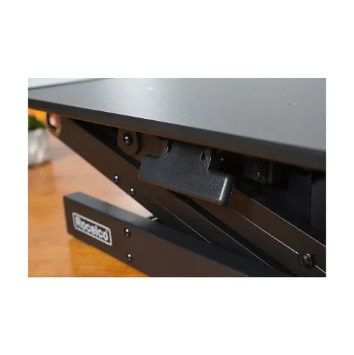 Rocelco Standing Desks<32"W Manual Adjustable Standing Desk Converter, Black (R ADRB)