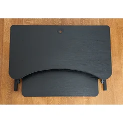 Rocelco Standing Desks<38"W Manual Adjustable Standing Desk Converter, Black (R DADRB)