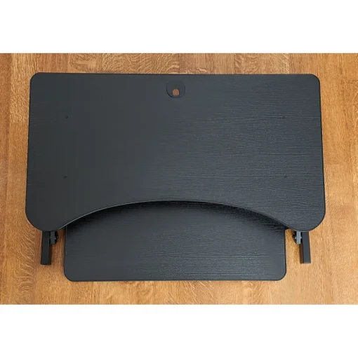 Rocelco Standing Desks<38"W Manual Adjustable Standing Desk Converter, Black (R DADRB)