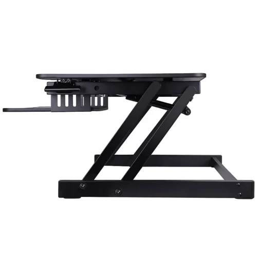 Rocelco Standing Desks<38"W Manual Adjustable Standing Desk Converter, Black (R DADRB)