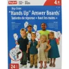 Roylco Dry Erase<"Hands Up" Answer Boards Dry-Erase Whiteboard, 5" x 12", 24/Pack (R-5905)