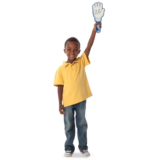 Roylco Dry Erase<"Hands Up" Answer Boards Dry-Erase Whiteboard, 5" x 12", 24/Pack (R-5905)