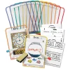 Roylco Dry Erase<Wipe Clean Worksheet Cover Dry-Erase Whiteboard, Plastic Frame, 9" x 12" (R-59040)